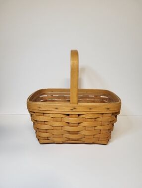 Longaberger 1997 Rectangular Basket With Plastic Protector